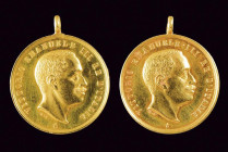 A lot of two Victor Emmanuel III gold medals