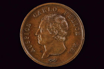Pietro Micca medal, Charles Felix of Sardinia (1821-31)
