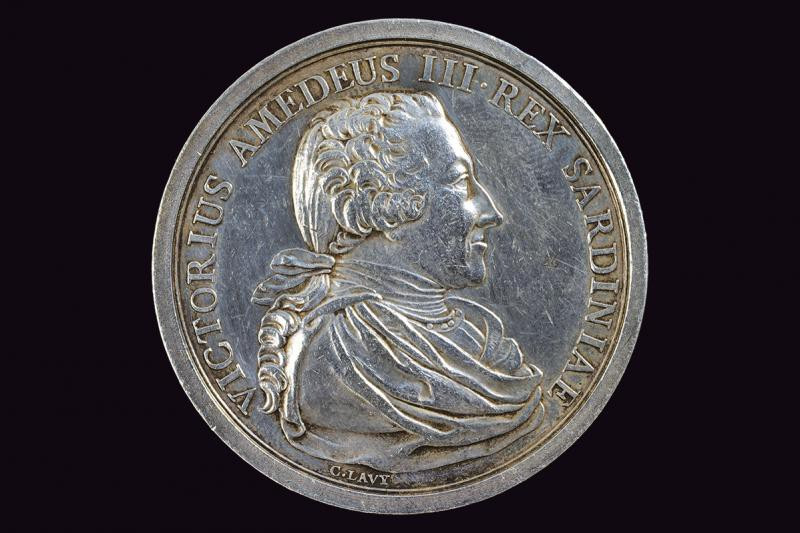 dating: 1789 provenance: Sardinian Kingdom, Made of silver. On the obverse, a bu...