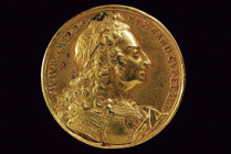 King Vittorio Amedeo II (1666-1732) gilded bronze medal