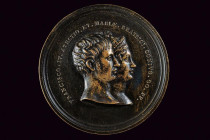 Francis V d'Este (1819-1875) bronze medal