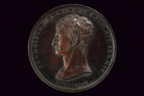 Francis IV d'Este (1814-1846) bronze medal