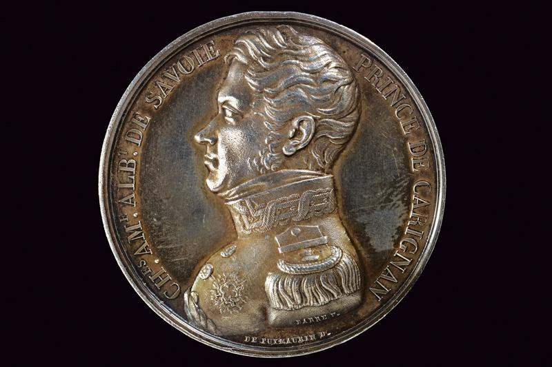 dating: 1823 provenance: France, In silver. On the obverse, bust in uniform (lef...