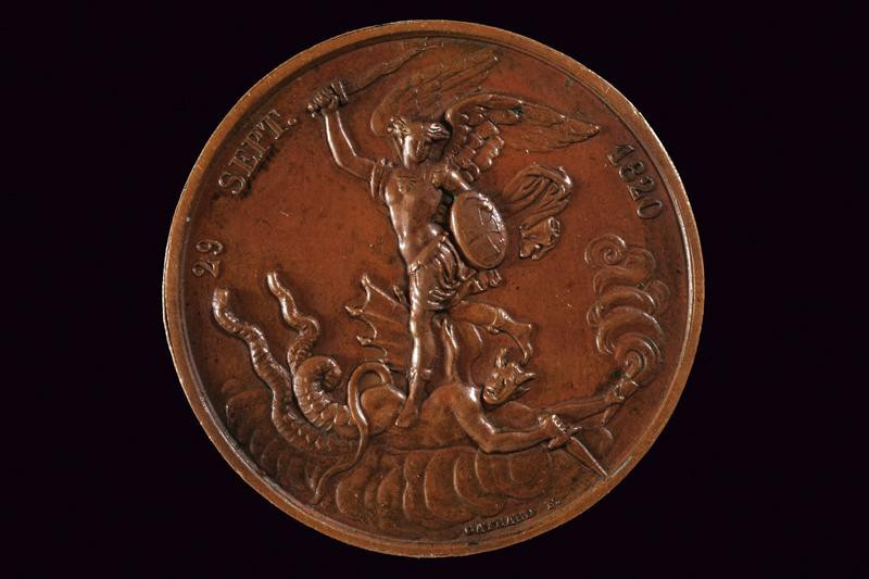 dating: 1820 provenance: France, Made of bronze. On the obverse, the Duchess of ...