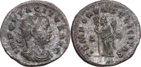Tacitus (275-276). BI Antoninianus, Uncertain mint, 275-276. Obv. IMP CL TACITVS AVG. Radiate, draped and cuirassed bust right. Rev. TEMPORVM FELICITA...
