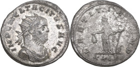 Tacitus (275-276). BI Antoninianus, Rome mint, 275-276. Obv. IMP C M CL TACITVS AVG. Radiate, draped and cuirassed bust right. Rev. LAETITIAE FVND. La...