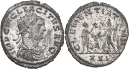 Tacitus (275-276). BI Antoninianus, Antioch of Pisidia mint, 275-276. Obv. IMP C M CL TACITVS AVG. Radiate, draped and cuirassed bust right. Rev. CLEM...