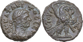 Tacitus (275-276). AE Tetradrachm, Alexandria mint (Egypt), dated RY 1 (275-276). Obv. A K KΛ TAKITOC CEB. Laureate, draped and cuirassed bust right. ...