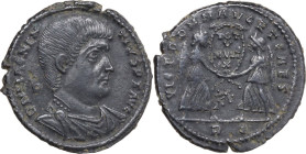Magnentius (350-353). AE 24 mm, Rome mint, 351-352. Obv. D N MAGNEN-TIVS P F AVG. Bareheaded, draped and cuirassed bust right; B behind bust. Rev. VIC...