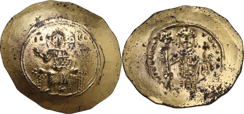 Nicephorus III Botaniates (1078-1081). Gilded Histamenon Nomisma, Constantinople...