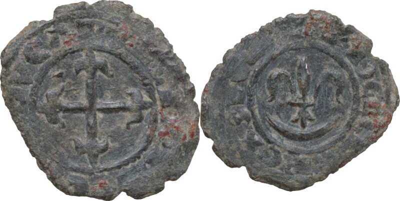 Italy. Carlo I d'Angiò (1266 -1282). BI Denaro, Brindisi mint. MIR (Sicilia) 353...