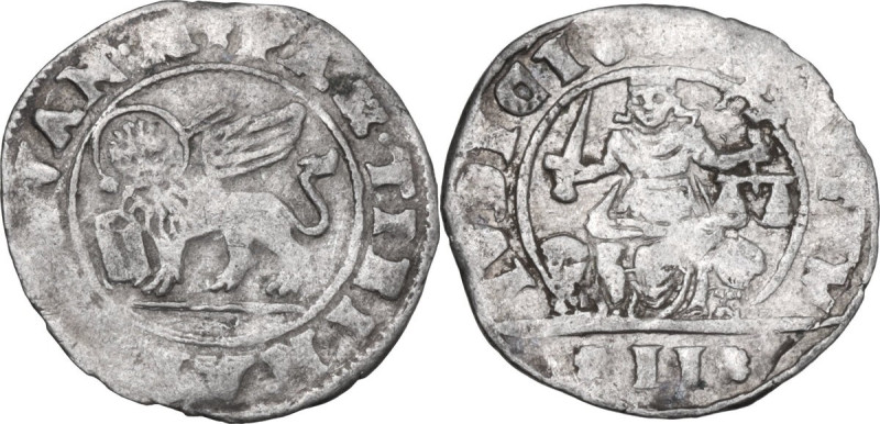 Italy. AR 2 Gazzette, Venice mint, 1570. Anonymous coinage for the city of Venic...