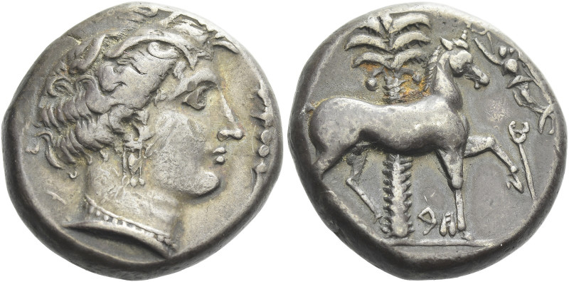 The Carthaginians in Italy, Sicily, Sardinia and North Africa

Tetradrachm, un...