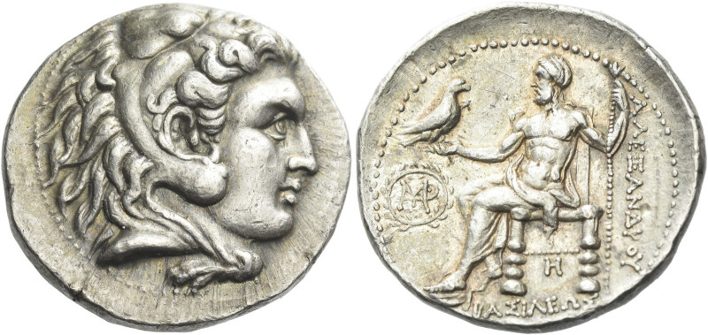 Alexander III, 336 – 323 and posthumous issues

Tetradrachm struck under Seleu...