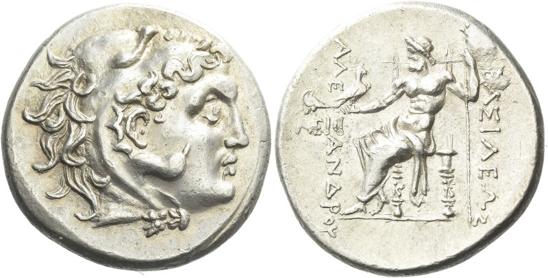 Alexander III, 336 – 323 and posthumous issues 

Tetradrachm in name and typed...