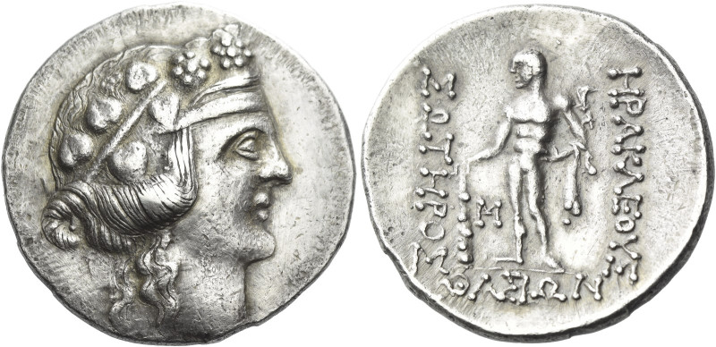 Islands off Trace, Thasos 

Tetradrachm after 148, AR 32 mm, 16.63 g. Diademed...