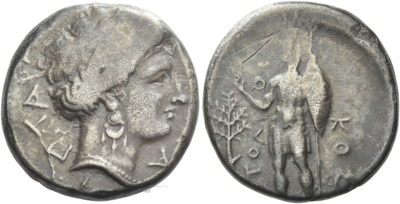 Crete, Aptera

Stater, obverse signed by Pythodoros, circa 280, AR 24 mm, 11.0...