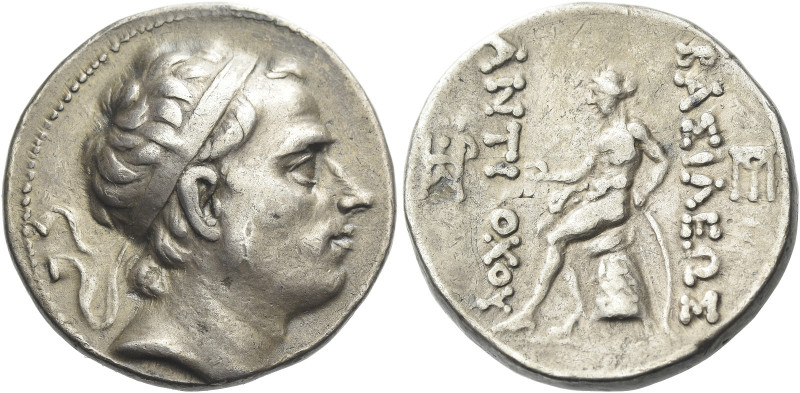 Antiochus III, 223 – 187

Tetradrachm, Seleucia circa 204, AR 27 mm, 16.96 g. ...