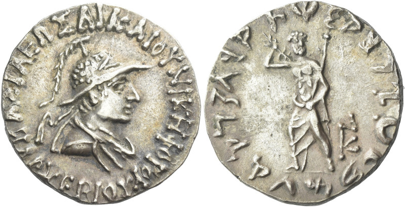 Archebios Dikaios, 75 – 65 

Tetradrachm circa 75-65, AR 27 mm, 9.33 g. BAΣIΛE...