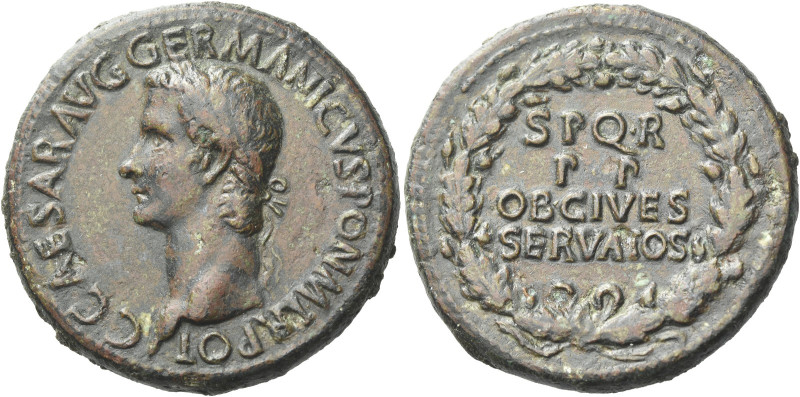 Gaius augustus, 37 – 41

Sestertius circa 37-38, Æ 35 mm, 28.08 g. C CAESAR AV...