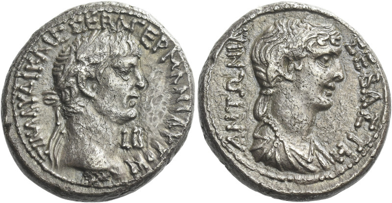 Claudius augustus, 41 – 54 

Tetradrachm, Alexandria 41-42 (year 2), billon 25...