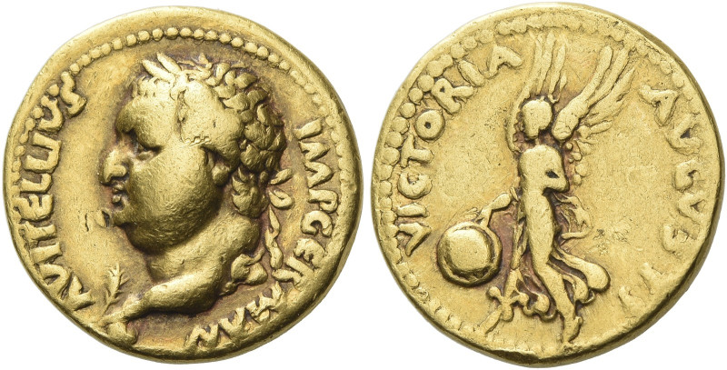 Vitellius, April –December 69

Aureus, Tarraco (?) 2 January – 18 April 69, pr...