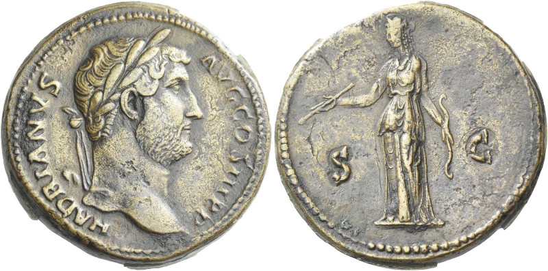 Hadrian augustus, 117 – 138

Sestertius 134-138, Æ 33 mm, 29.75 g. HADRIANVS –...