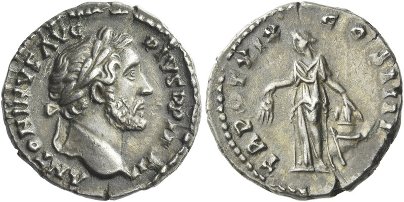 Antoninus Pius augustus, 138 – 161

Denarius 155-156, AR 18 mm, 3.41 g. ANTONI...