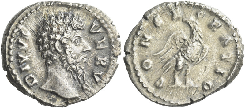 Lucius Verus, 161 – 169

Divus L. Verus. Denarius after 169, AR 20 mm, 2.98 g....