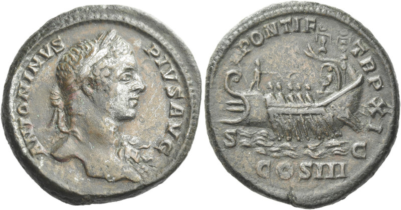 Caracalla augustus, 198 – 217 

As 208, Æ 25 mm, 11.18 g. ANTONINVS – PIVS AVG...