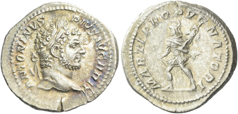 Caracalla augustus, 198 – 217 

Denarius 210-213, AR 19 mm, 3.52 g. ANTONINVS ...