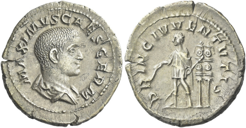 Maximus caesar, late 235 – early 238 

Denarius 236-237, AR 20 mm, 3.03 g. MAX...