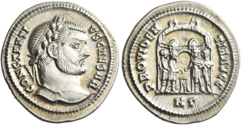 Constantius Chlorus caesar, 293 – 305 

Argenteus, Heraclea circa 295, AR 19 m...