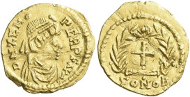 Odovacar, 476-493 

Pseudo-Imperial coinage. In the name of Zeno, 474-491. Tremissis, Ravenna 476-493, AV 14 mm, 1.42 g. DN ZENO – PERP AVC Pearl-di...