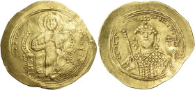 Romanus III Argyrus, 1028 – 1034 

Histamenon 1028-1034, AV 30 mm, 4.42 g. +IhS XIS REX – REGNANTIhM Christ, nimbate, enthroned facing raising r. ha...