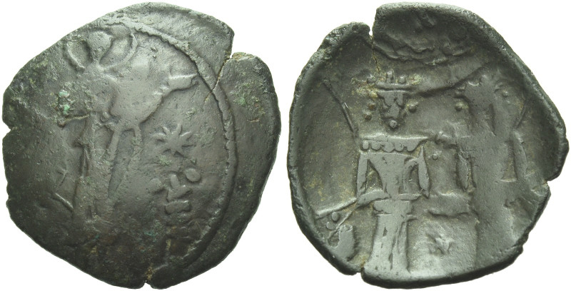 John and Alexius Asen (?) 1356 – 1366 AD 

Trachy, Bulgaria circa 1356-1366 AD...