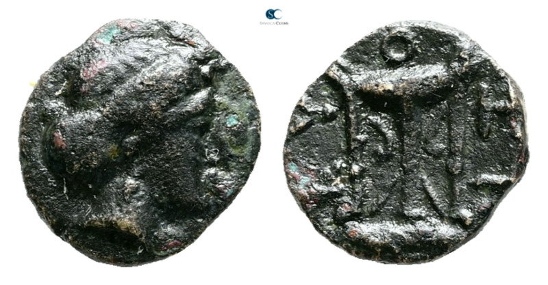 Mysia. Kyzikos circa 350-300 BC. 
Bronze Æ

11 mm, 1,23 g



Nearly Very ...