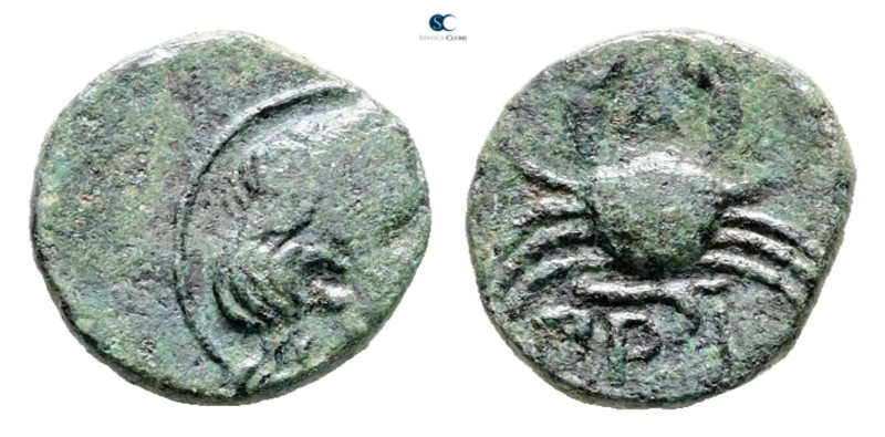 Mysia. Priapos circa 300-200 BC. 
Bronze Æ

11 mm, 1,18 g



Very Fine