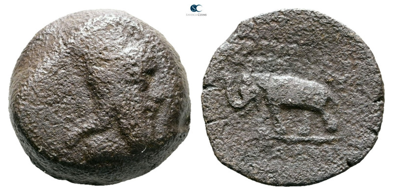 Kings of Armenia. Artagigarta (?). Tigranes V AD 6-12. 
Dichalkon Æ

18 mm, 6...