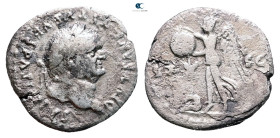 Vespasian AD 69-79. Rome. Denarius AR
