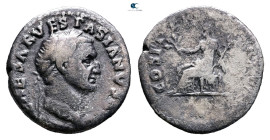 Vespasian AD 69-79. Rome. Denarius AR