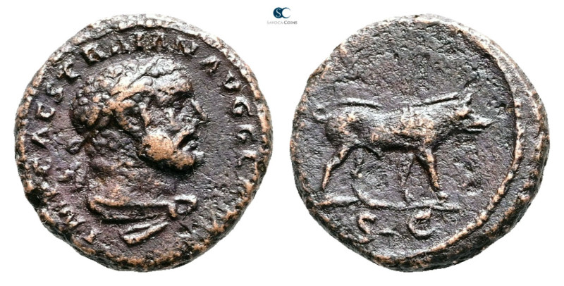 Trajan AD 98-117. Rome
Quadrans Æ

15 mm, 3,11 g



Very Fine