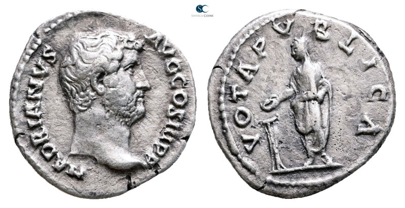 Hadrian AD 117-138. Rome
Denarius AR

17 mm, 3,17 g



Very Fine