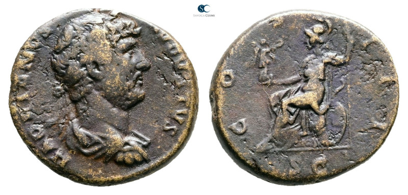 Hadrian AD 117-138. Rome
Semis Æ

18 mm, 4,29 g



Very Fine