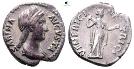 Sabina. Augusta AD 128-137. Rome. Denarius AR
