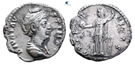 Faustina I, Augusta AD 138-141. Rome. Denarius AR