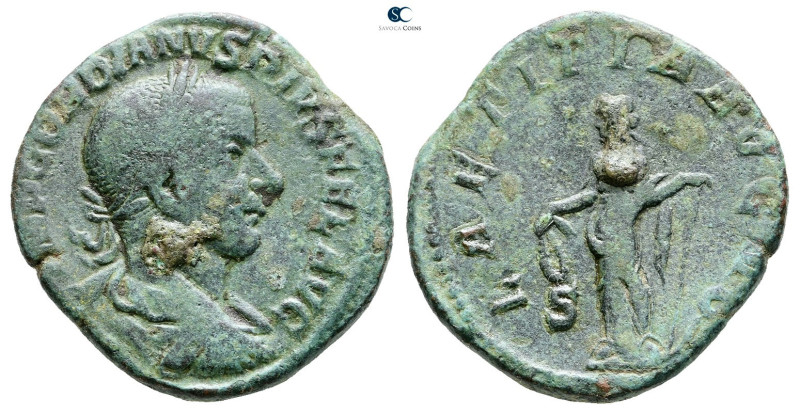 Gordian III AD 238-244. Rome
Sestertius Æ

30 mm, 17,01 g



Nearly Very ...