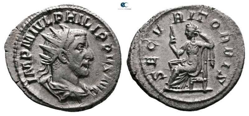 Philip I Arab AD 244-249. Rome
Antoninianus AR

24 mm, 4,52 g



Very Fin...