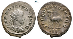 Philip II AD 247-249. Saecular Games issue. Rome. Antoninianus AR