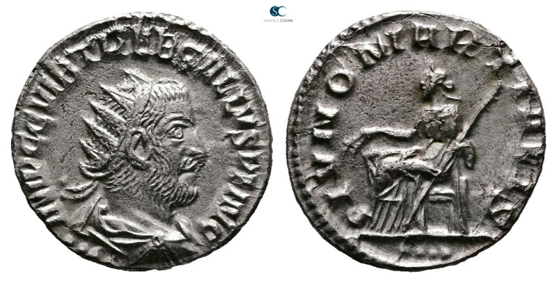 Trebonianus Gallus AD 251-253. Antioch
Antoninianus AR

20 mm, 3,84 g



...